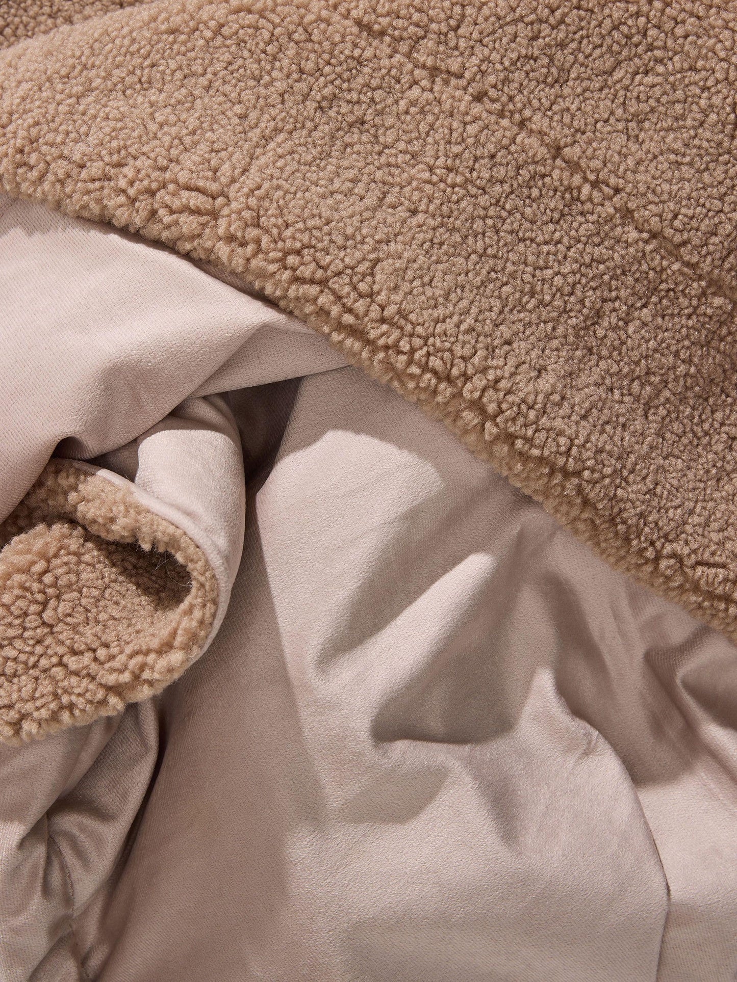 Pledas Ted - šviesiai ruda - 150x200 cm