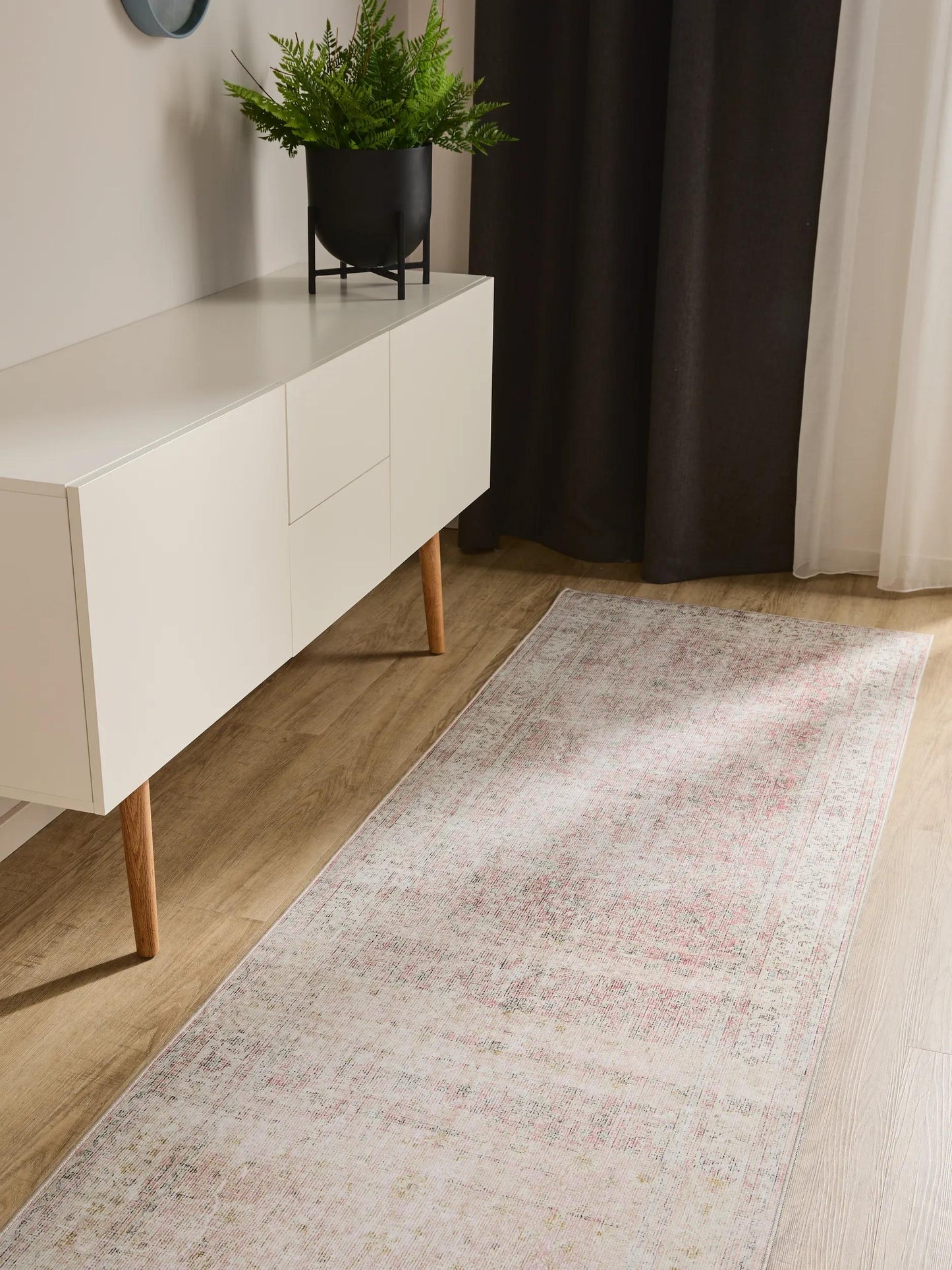 George smėlio/rožinės spalvos pailgas 80x240 cm