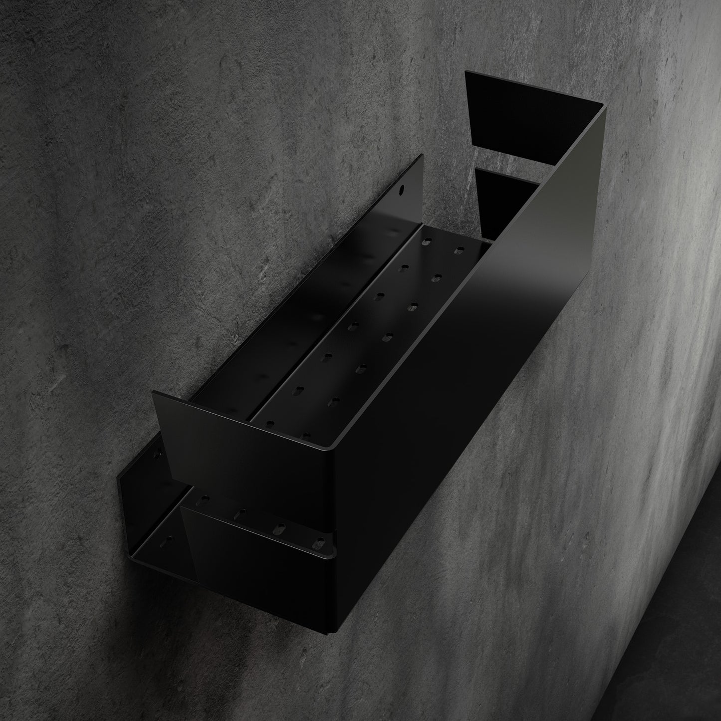 NIX dušo lentynėlė JUODA