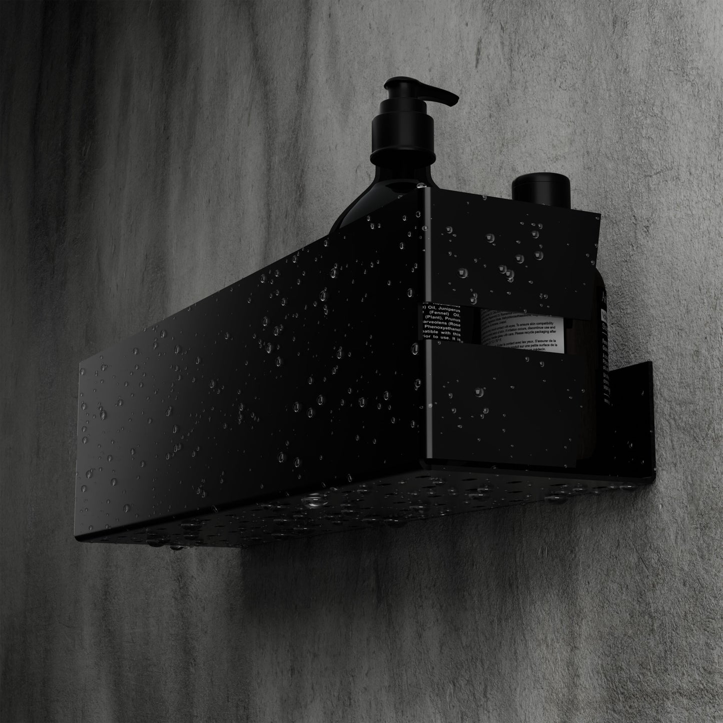 NIX dušo lentynėlė JUODA