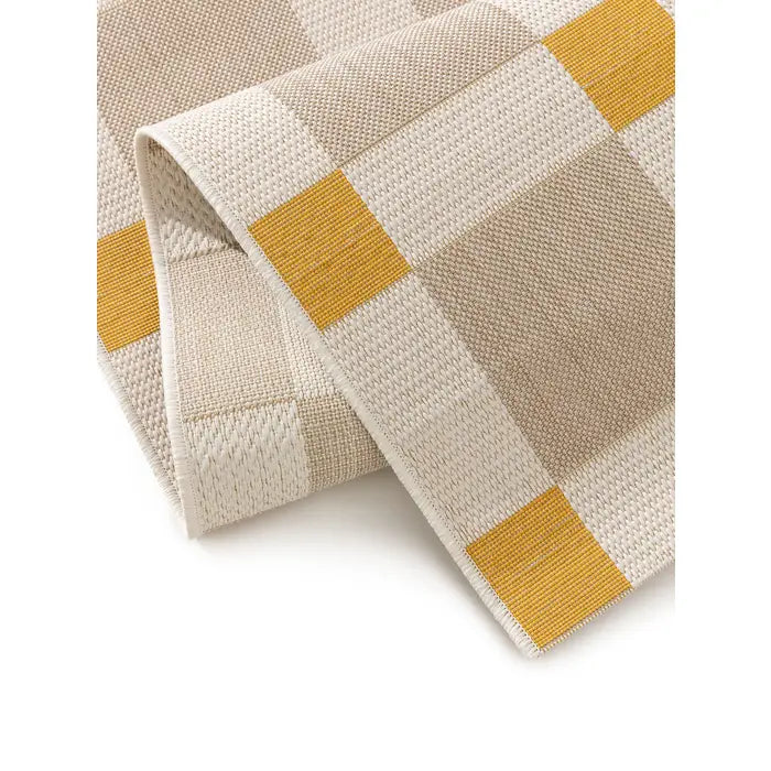 KIlimas Vega smėlio/geltona/kvadratai