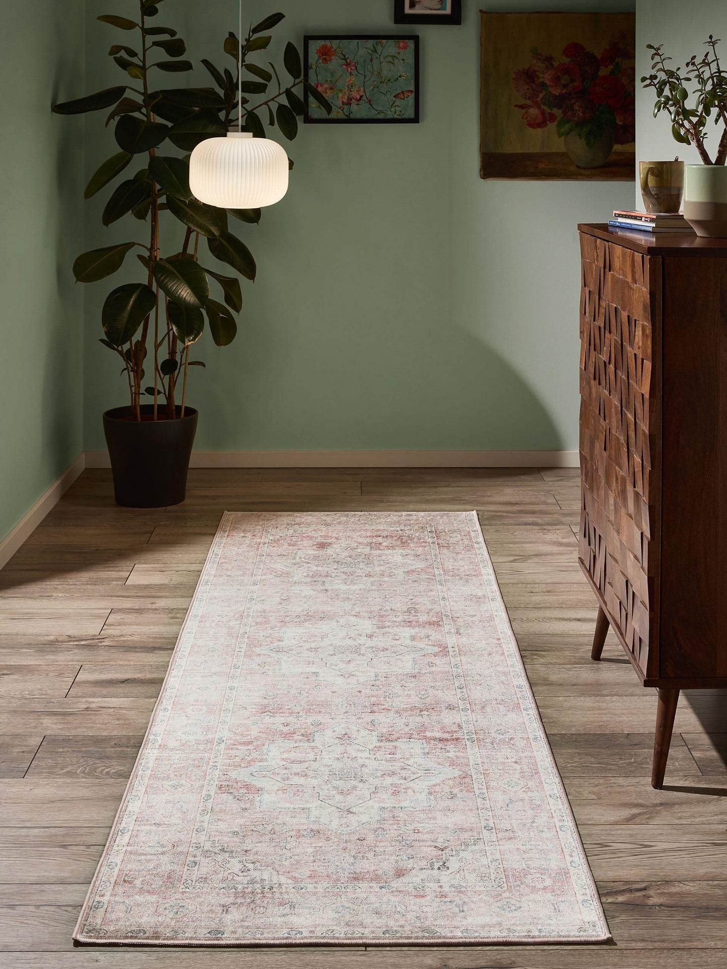 Miray pailgas kilimas Rožinis 80x240 cm