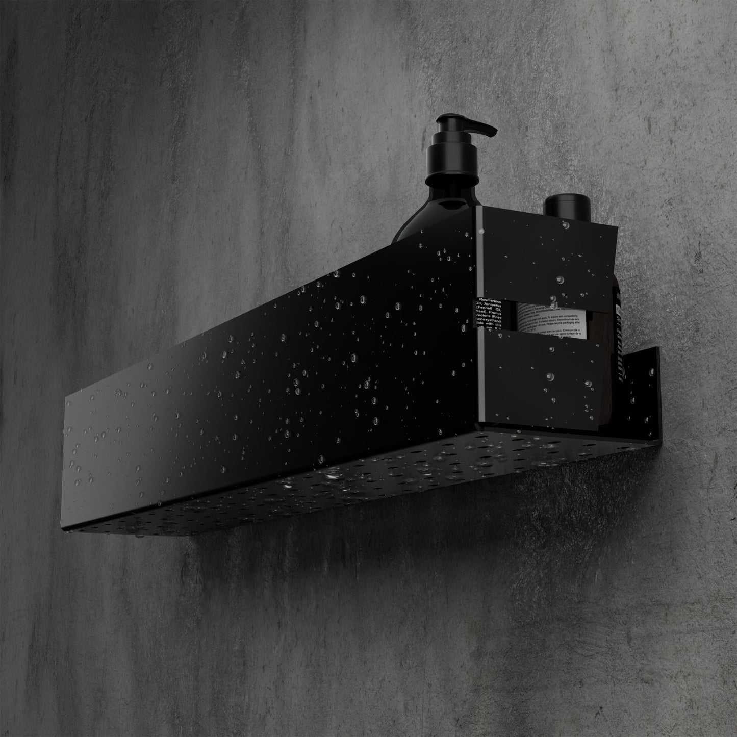 NIX dušo lentynėlė JUODA