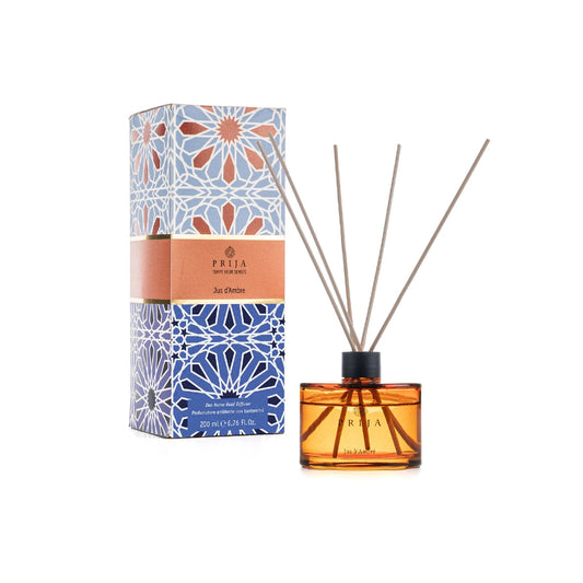 PRIJA namų difūzorius su lazdelėmis Prija Jus d’Ambre Deo Home Reed Diffuser 200ml.