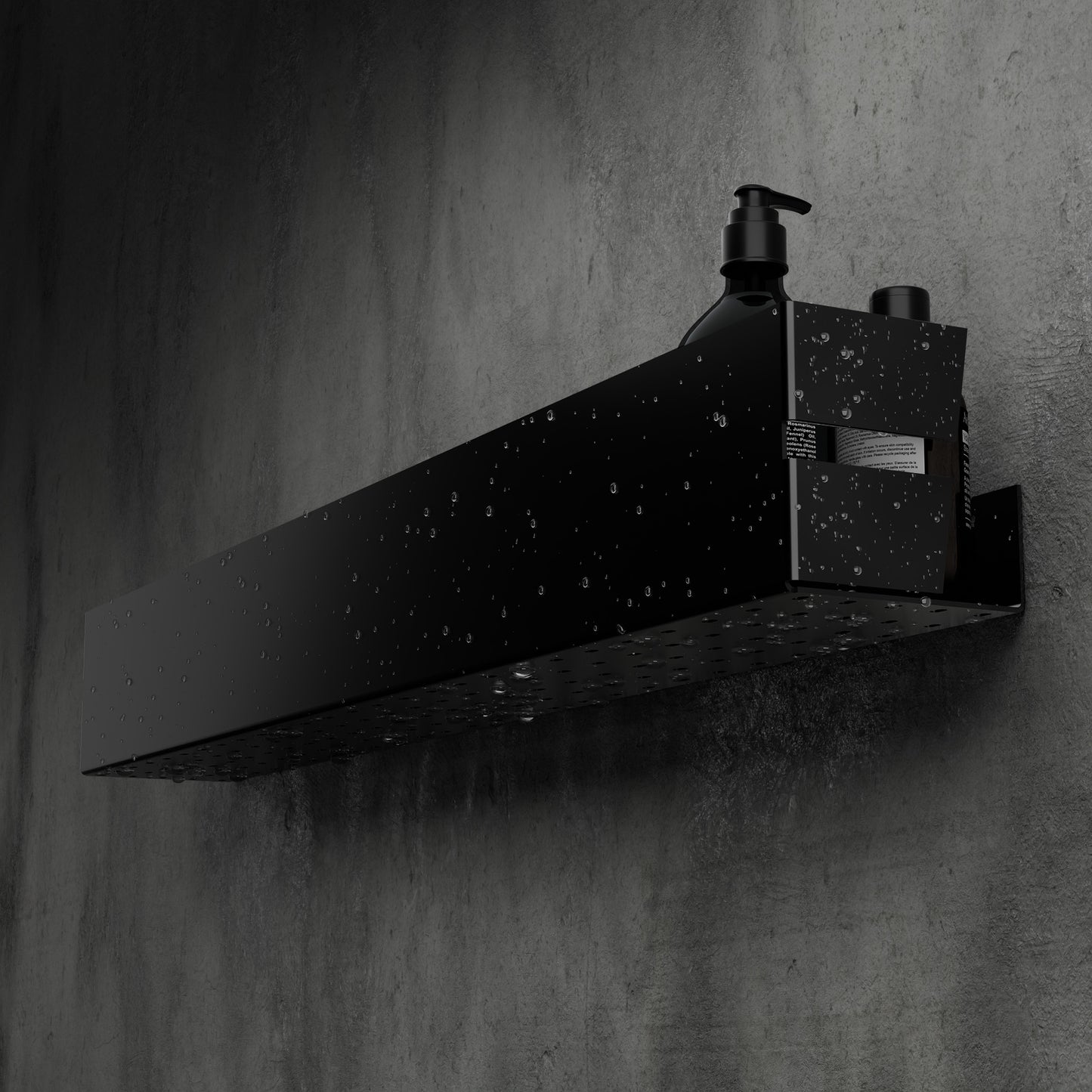 NIX dušo lentynėlė JUODA