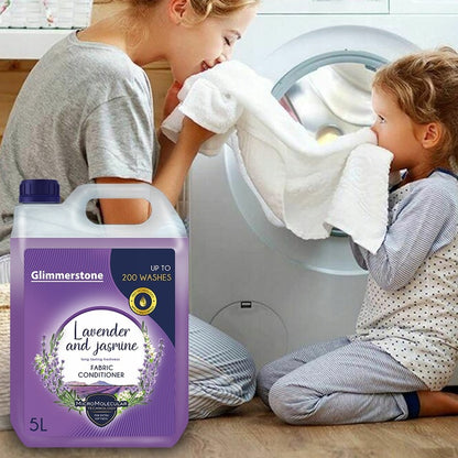 Glimmerstone skystas AUDINIŲ MINKŠTIKLIS 5L 200 skalbimų - levandų ir jazminų kvapas