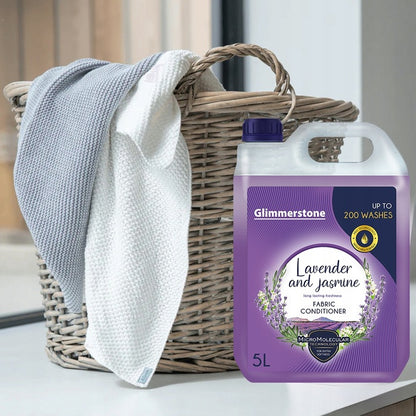 Glimmerstone skystas AUDINIŲ MINKŠTIKLIS 5L 200 skalbimų - levandų ir jazminų kvapas