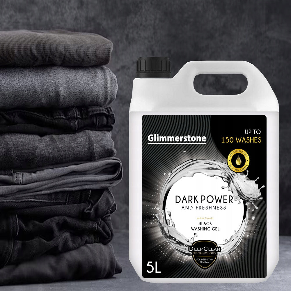 Glimmerstone skystas skalbimo gelis juodiems audiniams 5L 150 skalbimų
