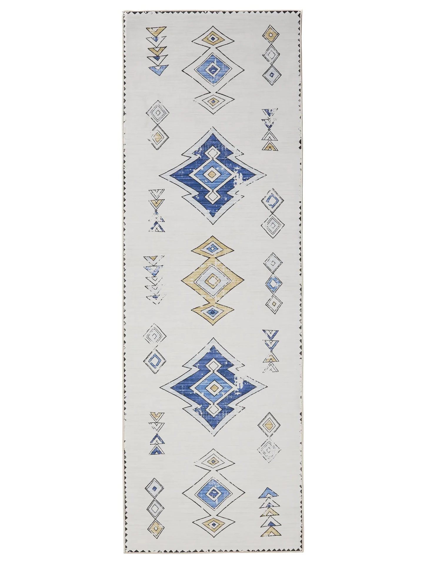 George daugiaspalvis/smėlio pailgas boho raštais 80x240 cm