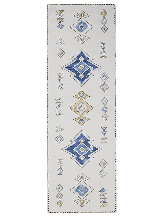 George daugiaspalvis/smėlio pailgas boho raštais 80x240 cm