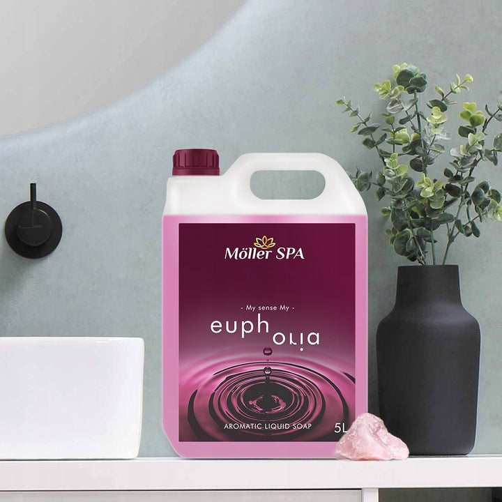 Möller SPA parfumuotas skystas rankų muilas EUPHORIA 5l.