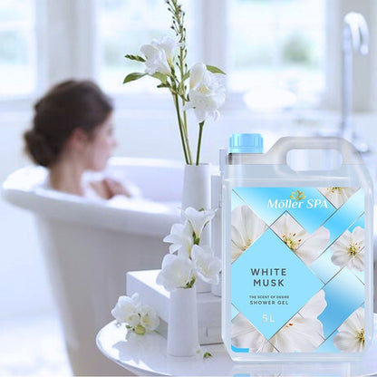 Möller SPA dušo želė WHITE MUSK unisex 5l.