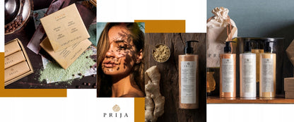 PRIJA dušo želė ir plaukų šampūnas 2in1 su ženšeniu (380 ml)