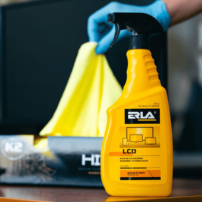 Profesionali valymo priemonė visų tipų jutikliniams ekranams, naudojamiems plazminiams, LCD, TFT, LED, OLED ekranams ir kt. išmaniuosiuose telefonuose, planšetiniuose kompiuteriuose, televizoriuose ar kompiuterių monitoriuose. Pašalina riebias žymes, pirštų atspaudus, nešvarumus, dulkes ir nikotino nuosėdas, todėl ekranas tampa geriau skaitomas. 