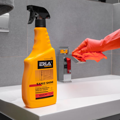 Vonios kambario valiklis citrinų rūgšties pagrindu - ERLA SANIZ SHINE 750 ml.