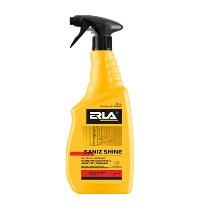 Vonios kambario valiklis citrinų rūgšties pagrindu - ERLA SANIZ SHINE 750 ml.