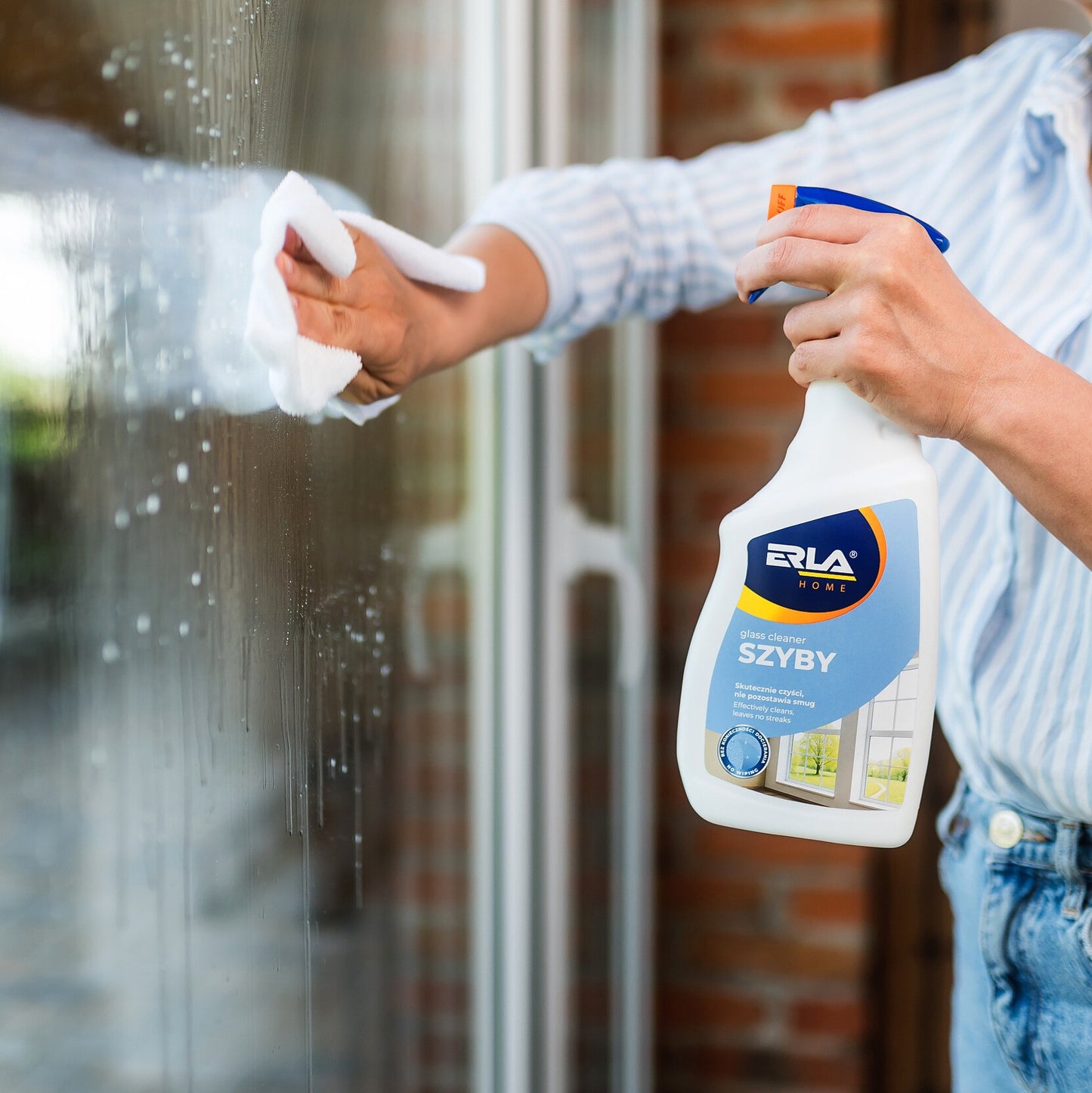 Valiklis stiklui ir veidrodžiams - ERLA SZYBY 750ml