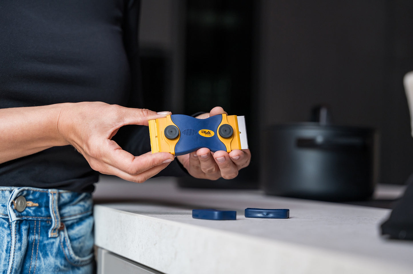 Dvipusis grandiklis keraminėms ir indukcinėms kaitlentėms - ERLA BIVO