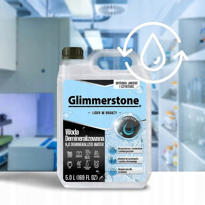 GLIMMERSTONE DEMINERALIZUOTAS VANDUO 5L Glimmersone
