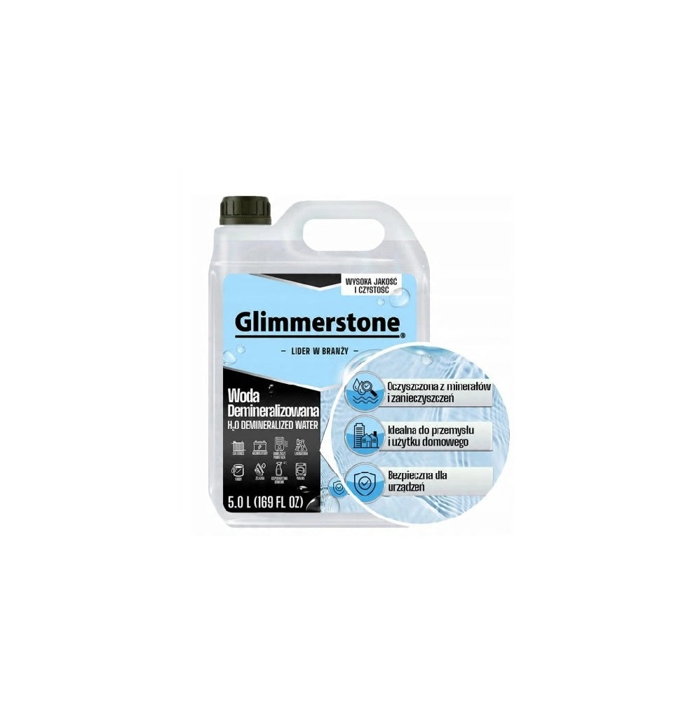 GLIMMERSTONE DEMINERALIZUOTAS VANDUO 5L Glimmersone