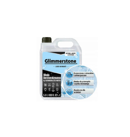 GLIMMERSTONE DEMINERALIZUOTAS VANDUO 5L Glimmersone