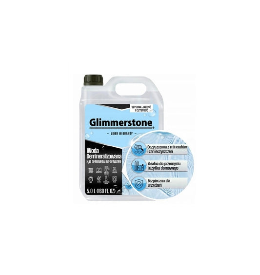 GLIMMERSTONE DEMINERALIZUOTAS VANDUO 5L Glimmersone