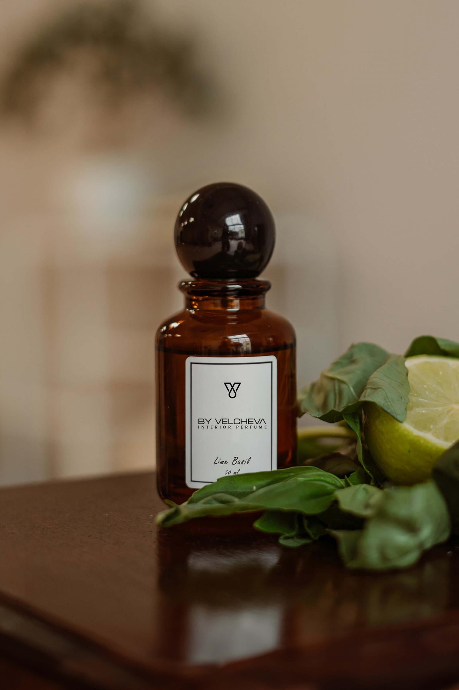 By Velcheva LIME BASIL - Interjero kvepalai, parfumas 50 ml