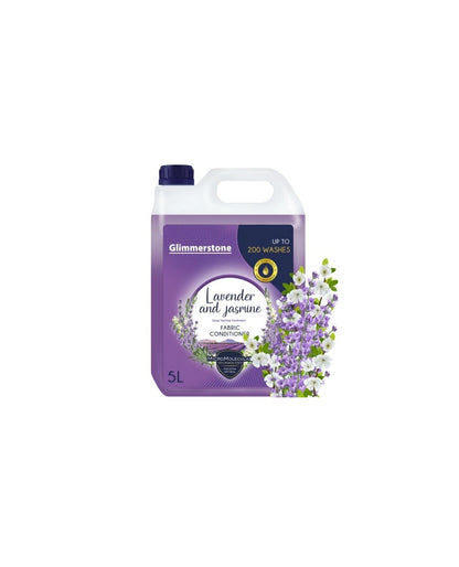 Glimmerstone skystas AUDINIŲ MINKŠTIKLIS 5L 200 skalbimų - levandų ir jazminų kvapas