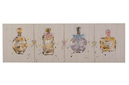 Paveikslas dažyta drobė parfumes dviejų cm 150x3x50