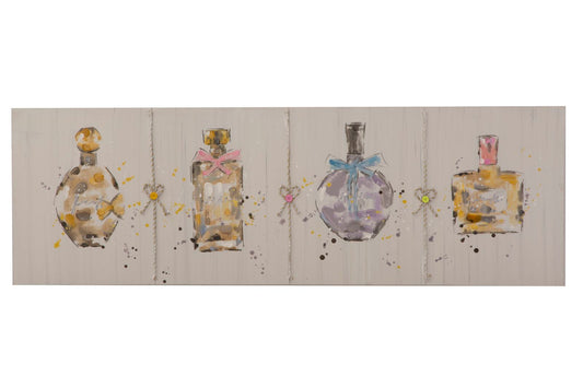 Paveikslas dažyta drobė parfumes dviejų cm 150x3x50