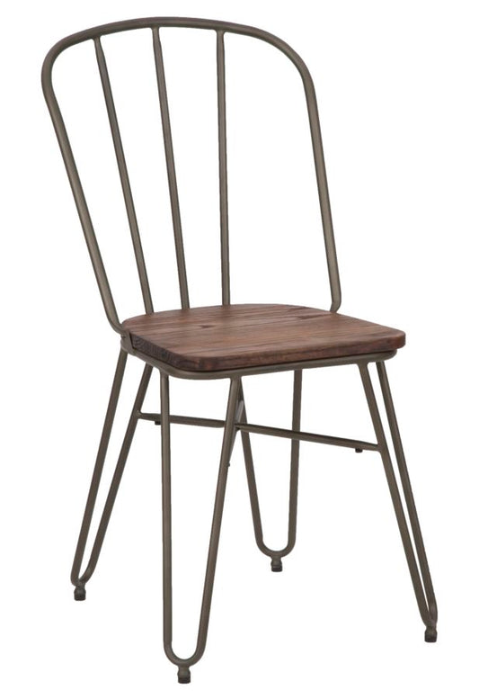 Industrinio retro stiliaus kėdės