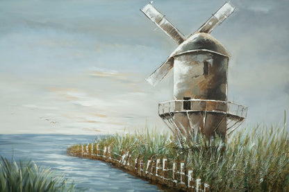 Paveikslas dažyta drobė Mill 120x3.7x80 cm