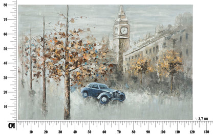 Paveikslas dažyta drobė London 120x3.7x80 cm