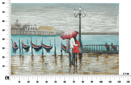 Paveikslas tapyta drobė Venecija 120x3.7x80 cm