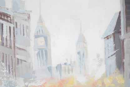 Paveikslas dažyta drobė Londonas 100x3x100 cm