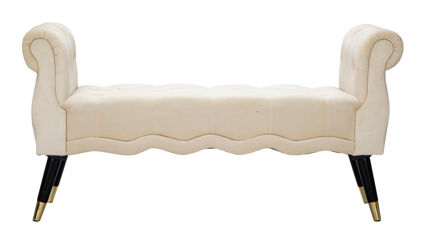 Suoliukas Panchetta Paris Cream/Gold 120x40x60 cm