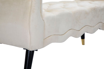 Suoliukas Panchetta Paris Cream/Gold 120x40x60 cm