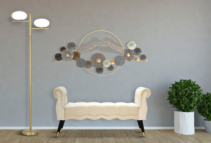 Suoliukas Panchetta Paris Cream/Gold 120x40x60 cm