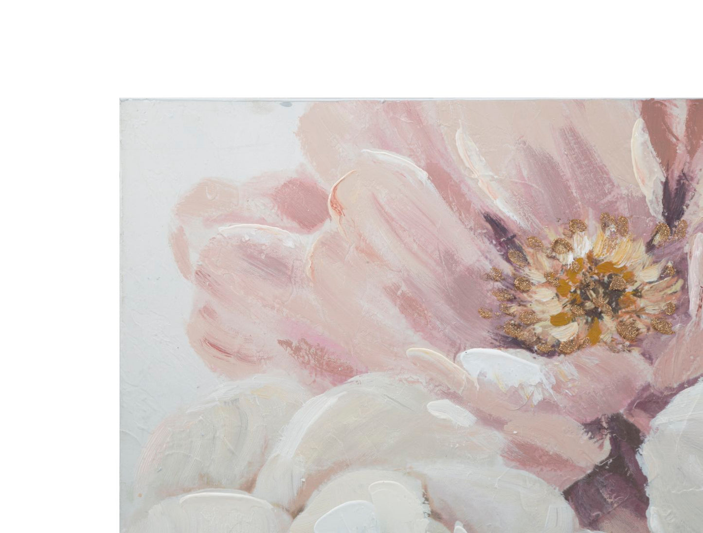 Paveikslas dažyta drobė Soft Flowers 100x3,7x80 cm