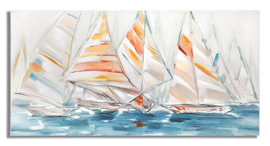 Paveikslas tapyba ant drobės Regatta 140x2,8x70 cm