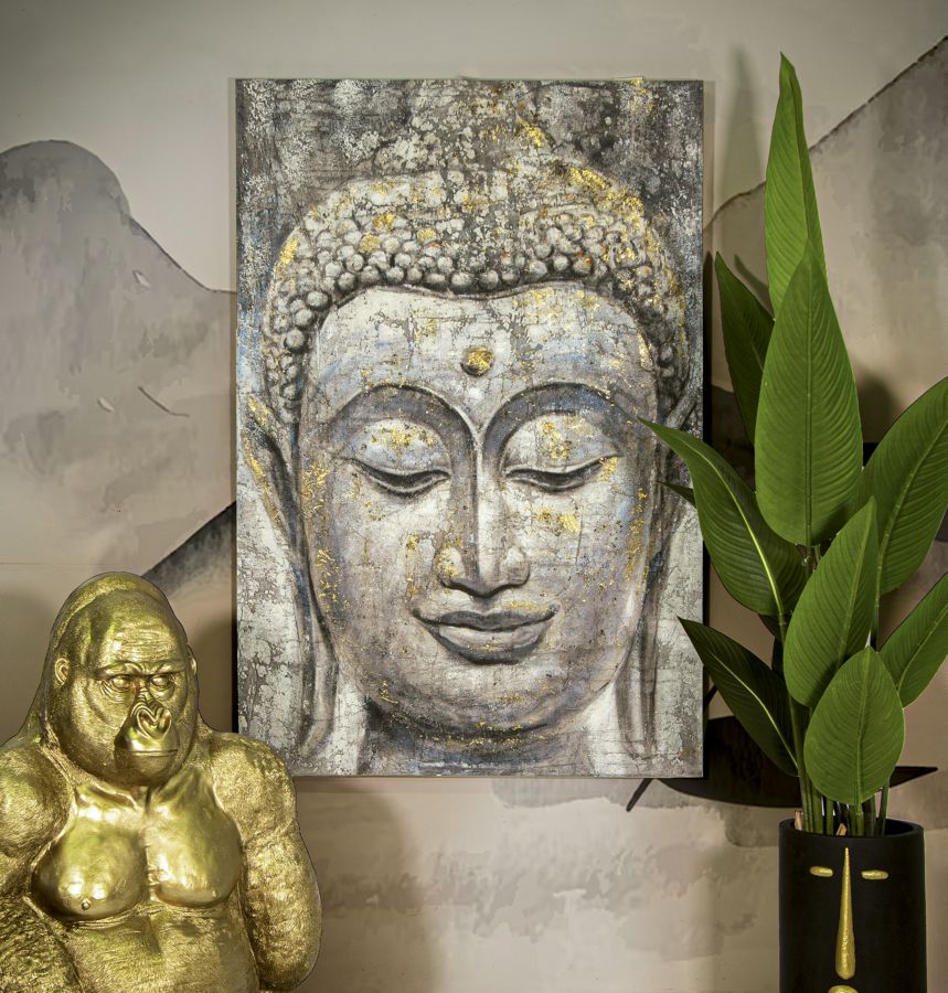 Paveikslas tapyta drobė Buddha Light 80x3x120 cm