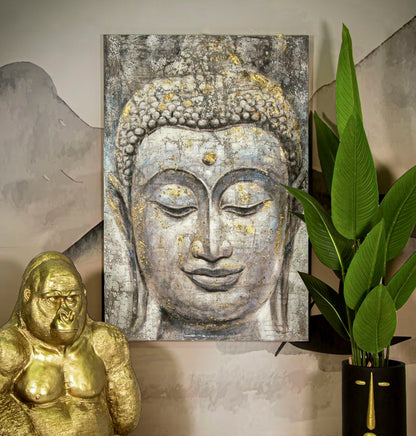 Paveikslas tapyta drobė Buddha Light 80x3x120 cm