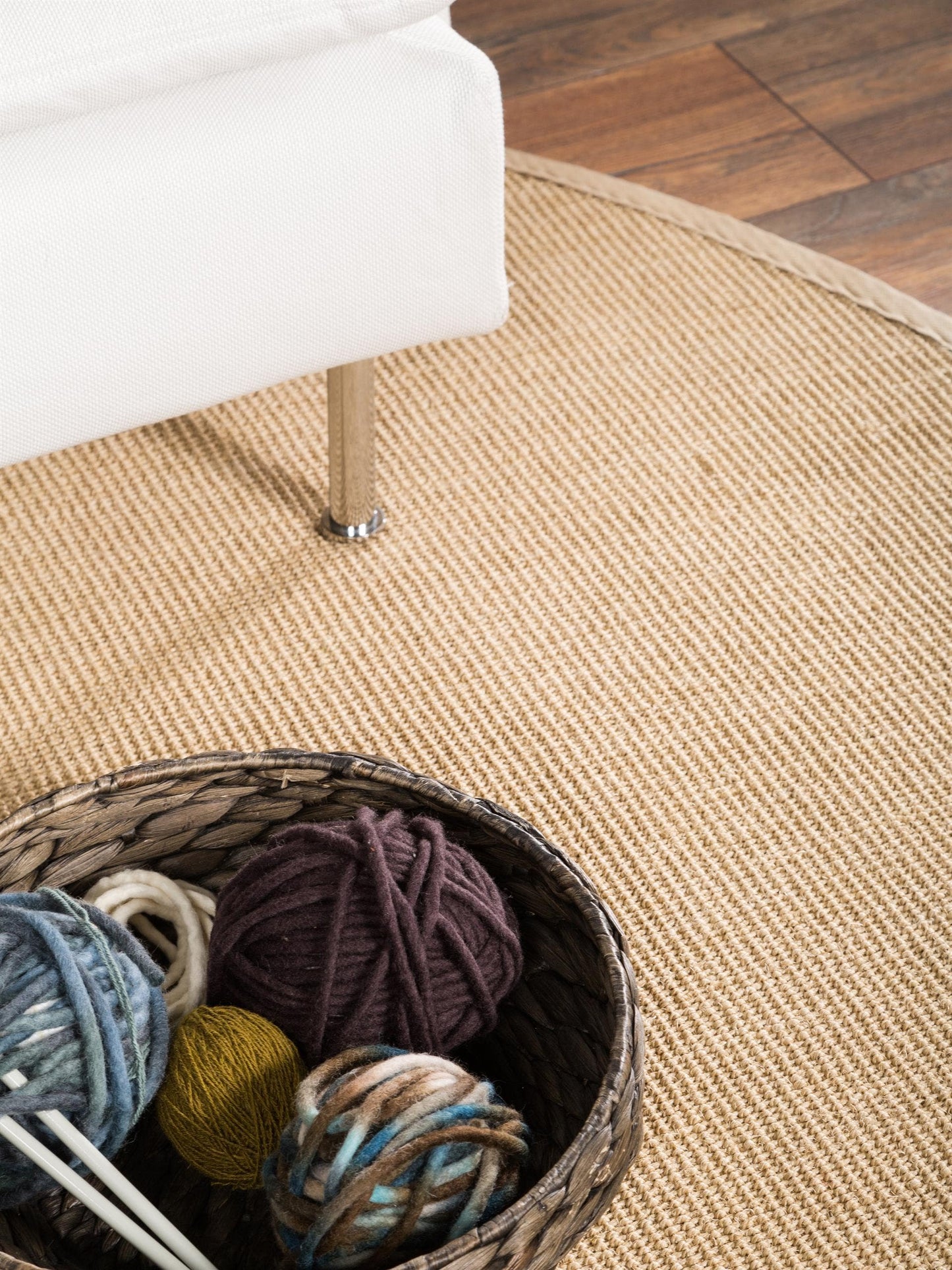 Sisal Apvalus Sizalio Kilimas DS5