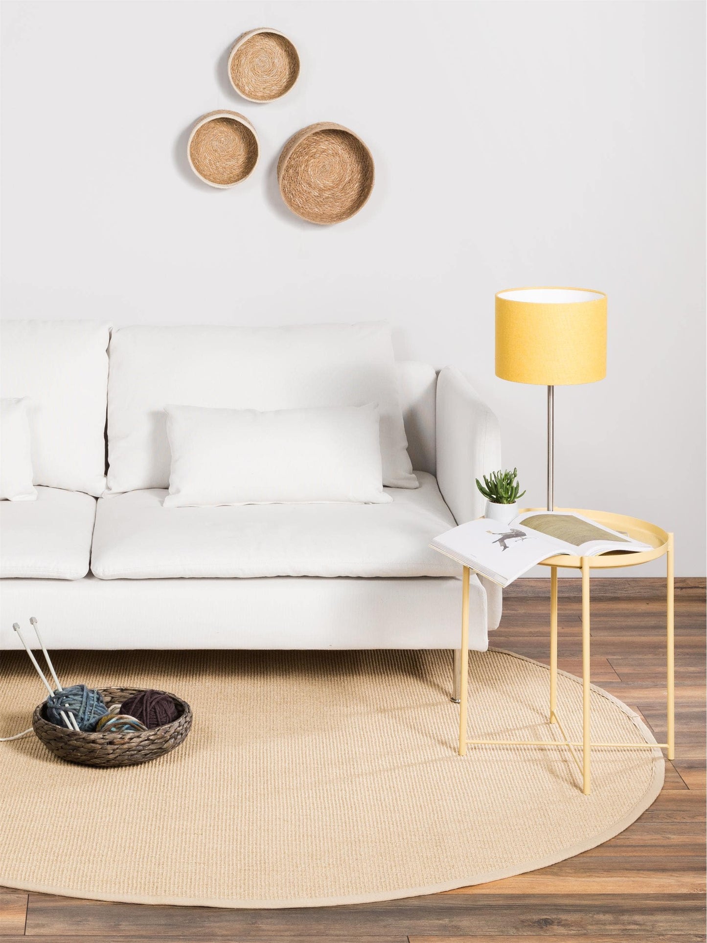 Sisal Apvalus Sizalio Kilimas DS5