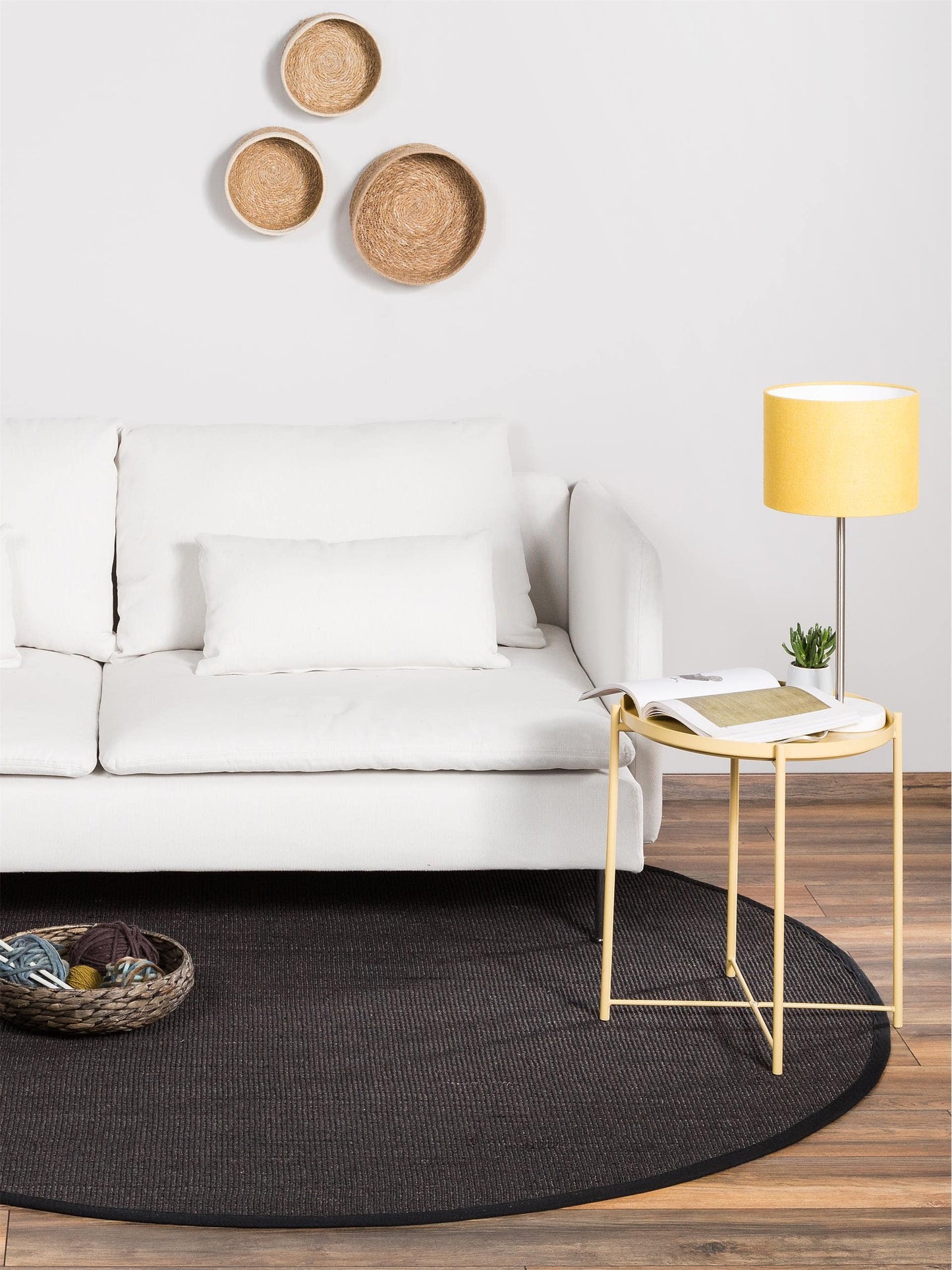 Sisal Apvalus Sizalio Kilimas DS1