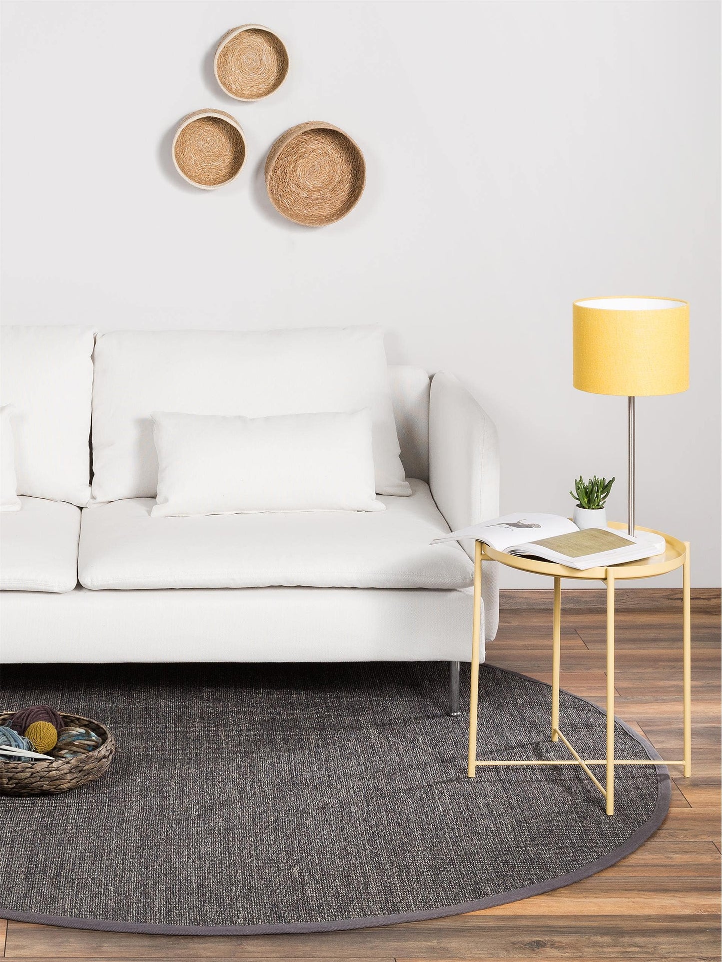 Sisal Apvalus Sizalio Kilimas DS7