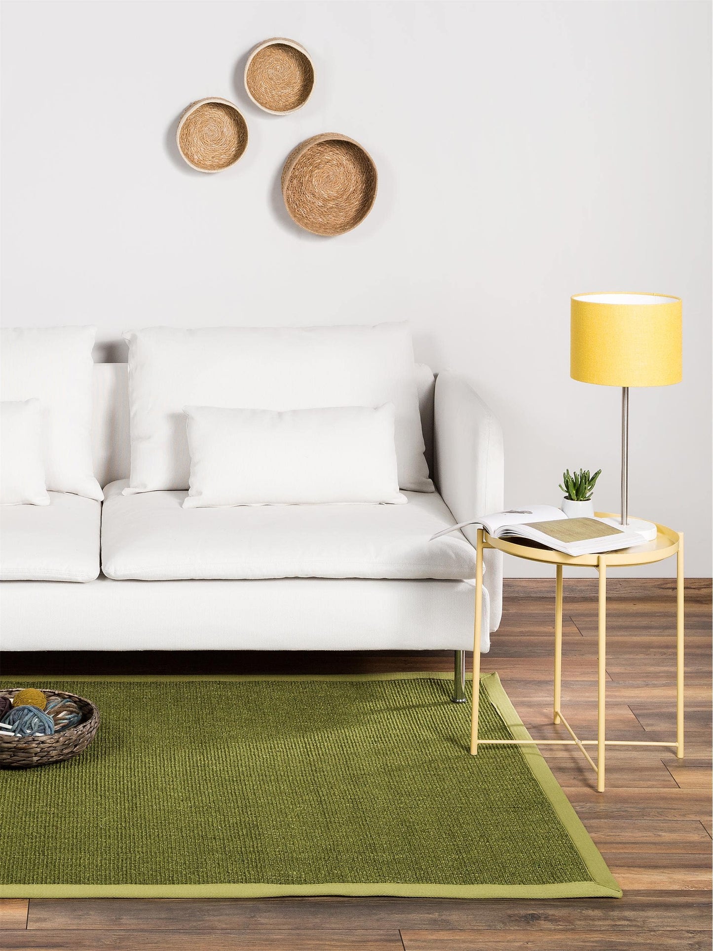 Sisal Stačiakampis Sizalio Kilimas DS21