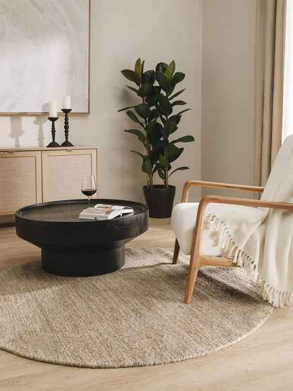 Rocco Apvalus Vilnonis Kilimas DS3