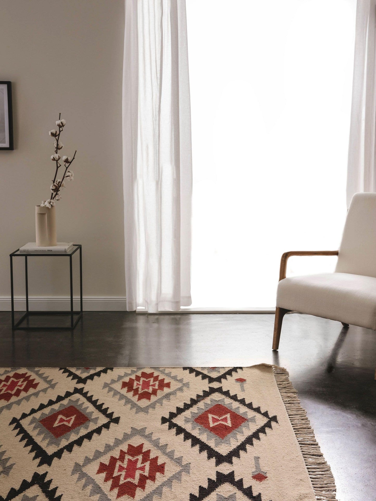 Zohra Stačiakampis Vilnonis Kilimas DS3