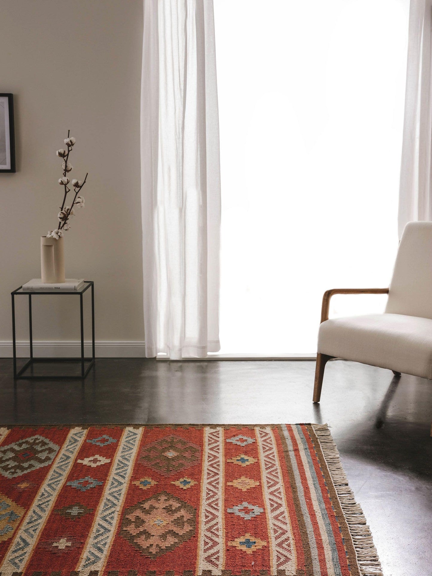 Zohra Stačiakampis Vilnonis Kilimas DS5